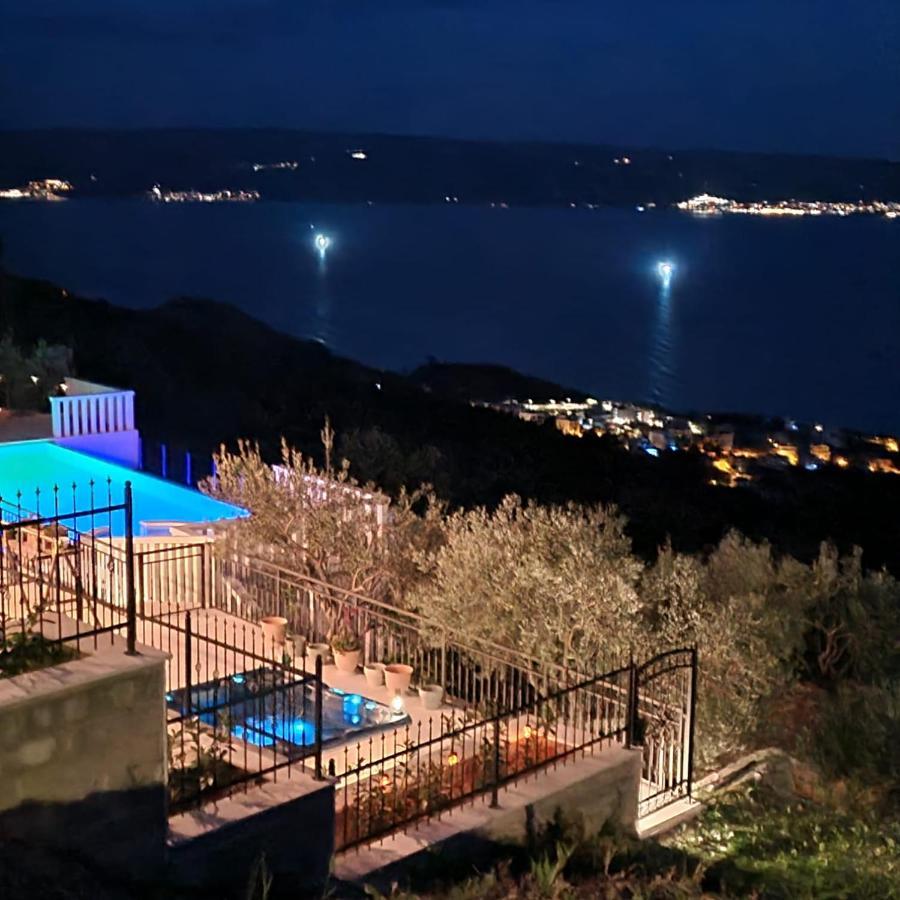 Sea View Luxury Apart Hotel Villa Conte With Swiming Pool And Romantic Spa Podstrana Exterior foto